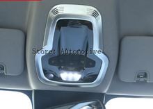 Новинка! Для Alfa Romeo Giulia Stelvio 2017 ABS матовая хромированная внутренняя Передняя крыша лампа для чтения рамка Крышка отделка 1 шт 2024 - купить недорого