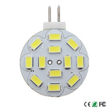 Светодиодная лампа G4 AC/DC12V LED Bulb 6W 12 5730 SMD, Светодиодный прожектор с теплым белым/холодным белым светодиодный том 2024 - купить недорого