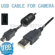 Carregador usb + cabo de sincronização de dados, cabo de chumbo para câmera casio exilim flash tr150 tr200, frete grátis 2024 - compre barato