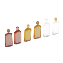 6 Pieces Miniature Colorful  Wine Bottles Whisky Bottles for 1/12 Dolls House Accessories Kitchen Garden Decor 2024 - buy cheap
