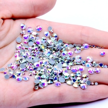 Crystal AB Color 27 1440pcs Hotfix Rhinestones Crystal Diamonds With Glue Backing Iron On Stones Perfect For Clothes Shoes Dress 2024 - buy cheap