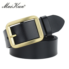 Cinturones de cuero de vaca para hombre, cinturón masculino de marca de lujo para pantalones vaqueros de estilo Vintage, cinturones de diseñador de alta calidad 2024 - compra barato