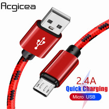 Cable Micro USB de carga rápida para móvil, Cable de datos de 1, 2 y 3m para Xiaomi Redmi Note 5 Pro, Android, Samsung S7, Micro cargador 2024 - compra barato