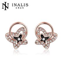 New fashion Gold color Earrings for women wedding jewelry Special high quality anti allergy Earrings Jewelry for Girls Gift 2024 - buy cheap