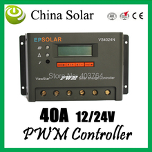 EP Solar Charge controller PWM VS4024N,40A 12/24V Solar  controller 2024 - buy cheap