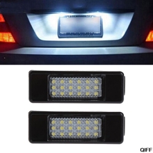 2pcs 18 LED License Plate Light Lamp For Peugeot 207 307 308 Citroen Berlingo 2004-2009 C3 C4 C5 C6 5D May06   Dropshipping  2024 - buy cheap