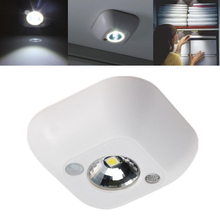 Миниатюрный светильник с пассивным инфракрасным датчиком движения, светодиодный ночник, индуксветильник светильник для человеческого тела, лампы для туалета, туалета, на батарейках 2024 - купить недорого