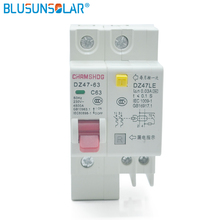 Leakage protection breaker 30mA RCBO SOLARB 230V 1P+N Residual current Circuit breaker with rail 2024 - buy cheap