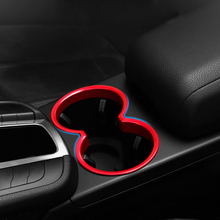 Consola Interior de ABS para coche, Soporte para vasos, tapicería decorativa, Marco, anillo, accesorios para Porsche Macan 2024 - compra barato