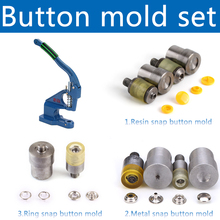 Máquina de pressão manual, fecho para garra de pressão, molde para botão, mayitr, diy 2024 - compre barato