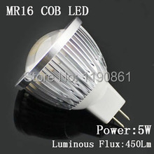 COB MR16 LED Light Led Lamp Bulb Spotlight Spot Light 12VAC/DC 5W  white warm white Free Shipping 2024 - buy cheap