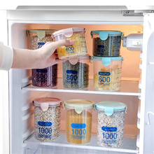 Caixa de armazenamento transparente, de cozinha, recipientes de armazenamento de alimentos com tampa para casa, cozinha, frigorífico, congelador, mesa organizadora 2024 - compre barato