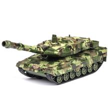 1:32 литье под давлением танк сплав игрушка модель моделирование военный наземный Танк Детская игрушка автомобиль звук и светильник оттягивание украшение подарок 2024 - купить недорого