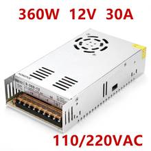 Best quality 12V 30A 360W Switching Power Supply Driver for LED Strip AC 100-240V Input to DC 12V30A 2024 - buy cheap