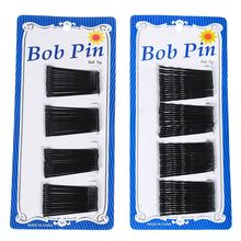 60Pcs/set Pro Hair Clips 4cm Black Pins Curly Wavy Grips Hairstyle Hairpin Hair Hairdressing Hair Care Styling DIY Tools 2024 - buy cheap