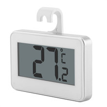Цифровой ЖК-экран точный холодильник термометр для холодильника морозильник Регулируемая подставка магнит водонепроницаемый цифровой термометр A 2024 - купить недорого