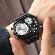 Мужские часы Oulm, спортивные, кварцевые часы для мужчин, 2020 2024 - купить недорого