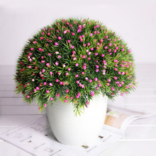 Artificial plants green grass plastic plant Bonsai Potted fake plant flower Simulation Plant Artificial flowers deco 2024 - buy cheap