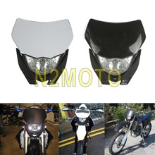 Supermoto Dirt Bike Headlight 12V 35W Motocross Enduro Racing Head Light for Yamaha WR TTR EXC SMR Kawasaki KLX KLF KX 2024 - buy cheap