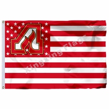 Adirondack Chamas Da Bandeira Da Nação 3ft X 5ft Poliéster AHL 90 4 Bandeira do Vôo Tamanho No.4144 * 150 cm Bandeira Personalizada 2024 - compre barato