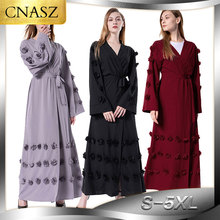 Kaftans For Women Plus Size Long Dress Hijab Trajes Arabes Mujer Vetment Femme Hijab Vestidos Longos Fashion Dubai Abaya 2024 - buy cheap