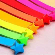 Origami Lucky Star Paper Strips Folding Paper Ribbons Colors 2024 - buy cheap