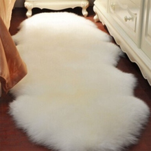 Washable Soft artificial Rug with Sheepskin Fur Floor Mats Imitation Wool Rug for Kids Room Rug for Living Room Chair Seat Cover 2024 - buy cheap