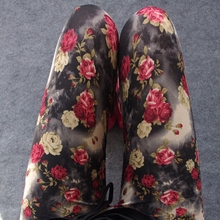 Calça legging floral sexy, feminina, casual, para o verão, tamanho l, xl, estrela, bolinhas, patten, padrão floral, 2020 2024 - compre barato