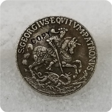 Moedas comemorativas-réplica de moedas, medalha de moedas colecionáveis, ouro, token saint, george 2024 - compre barato