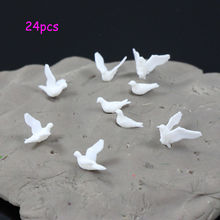 24pcs plastic Birds Small figure Toy model dove bird of peace 1:75 OO model train OO scale GY26075 railway modeling 2024 - buy cheap