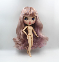 Free Shipping big discount RBL-474J DIY Nude Blyth doll birthday gift for girl 4color big eye doll with beautiful Hair cute toy 2024 - buy cheap