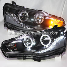 For Mitsubishi 2008-2013 Lancer Exceed LED Angel eyes Head Lamp  LD V1 Type 2024 - buy cheap