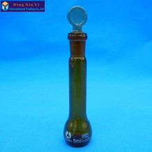 5ml brown glass flask volumetric flint glass flask volumetric Laboratory brown volumetric flask 2024 - buy cheap