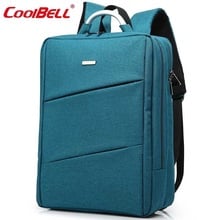 COOLBELL-bolsa Extra grande para ordenador portátil de 14 pulgadas y 15 pulgadas, mochila impermeable de nailon a prueba de golpes para hombre y mujer 2024 - compra barato