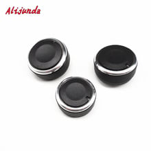 Alijunda 3 pieces aluminum t50 after for chevrolet aveo lova sonic spark air conditioning button sticker accessories 2024 - buy cheap