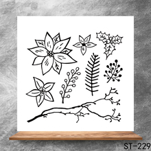 Beautiful flowers Transparent Clear Stamps DIY Scrapbooking Album Card Making DIY Decoration Making Embossing Stencil 2024 - buy cheap