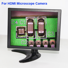 Suporte de tela lcd tft portátil, 8 polegadas, vga, bnc, entrada av, 1024x768 pixels, display para hdmi, microscópio, câmera, pc 2024 - compre barato