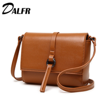DALFR PU Leather Women Shoulder Bag Fashion Female Crossbody Small Bag Luxury Designer Woman Bag 2019 2024 - buy cheap