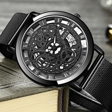 Часы SOXY мужские и женские, модные, с полым ремешком, с сеткой, кварцевые часы унисекс 2022 - купить недорого