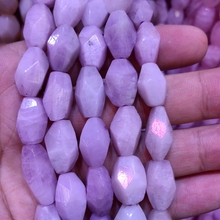 Wholesale 2strings Natural Kunzite Gem Stone Faceted Nugget Beads,Genuine Gem Jewelry Making Beads,15.5"/str 2024 - buy cheap