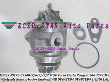 Cartucho Turbo CHRA TD025 49173-07508 49173-07504 para FORD, Focus Fiesta Fusion C-MAX 206 207 C3 C4 1.6L HDi, envío gratis 2024 - compra barato