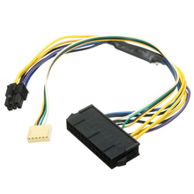 ATX PSU Power Cable 24P to 6P for HP Z220 Z230 SFF Mainboard server Workstation Black 2024 - buy cheap