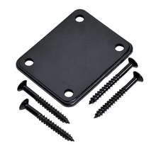 1 Set Electric Guitar Neck Plate with Screws for Strat Tele Guitar Precision,Jazz Bass Replacement 2024 - buy cheap