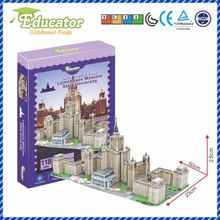 New Model 3D Educator puzzle Buliding model Lomonosov Moscow State University Russia DIY Game 2024 - buy cheap