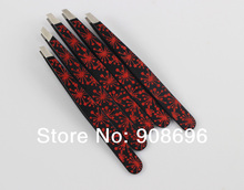 10Pcs Flower Print Stainless Steel Bevel Tweezers Fireworks Pattern Eyebrow Clamps Hair Tweezer Remover- Free Shipping 2024 - buy cheap