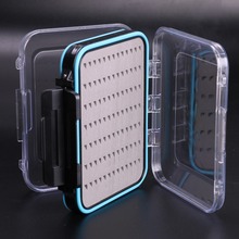 2 Pieces Fly Fishing Box Double Side Design Open Waterproof Fly Box Small Portable Fishing Tackle Box 2024 - buy cheap