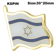 Emblemas de pino de lapela da bandeira de israel para a roupa emblemas de pino de segurança broche xy0483 2024 - compre barato