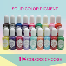 Resina UV para tinte líquido, 18 colores, 10g/botella de alta calidad, resina epoxi, resina de pigmento para manualidades, para hacer joyería, colorante para colorear 2024 - compra barato