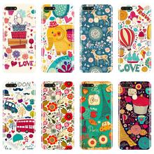 Heart Flower Soft Silicone Phone Case For Huawei Y3 Y5 Y6 II Y7 2017 Pro Back Cover For Huawei Y5 Y6 Y7 Prime 2018 Y9 2019 Case 2024 - buy cheap