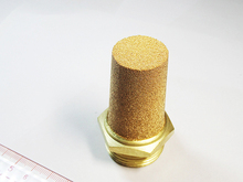 Válvula solenóide pneumática para abafamento de cobre, rosca de 1/2 ", silenciador de cobre, ventilação, 10 tamanhos 2024 - compre barato